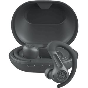JLAB - JBuds Sport ANC 4 - Draadloze Oordopjes - Zwart - Hybrid Active Noise Cancelling - 60 Uur Afspeeltijd - IP66 Waterbestendig