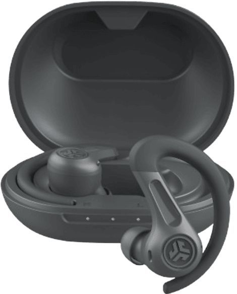 JLAB - JBuds Sport ANC 4 - Draadloze Oordopjes - Zwart - Hybrid Active Noise Cancelling - 60 Uur Afspeeltijd - IP66 Waterbestendig