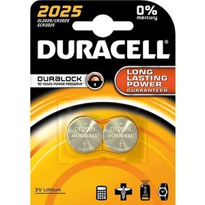 Duracell 2025 Batterij - 2 stuks