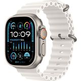 Apple Watch Ultra 2 GPs + Cellular 49 Mm Titanium Case/witte Ocean Band