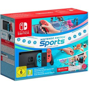 Nintendo Switch Rood En Blauw - Sports + 12 Maanden Nintendo Online