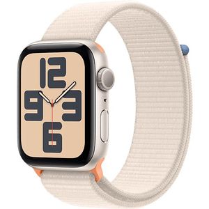 Apple Watch Se GPs 44 Mm Sterrenlicht Aluminium Case/sterrenlicht Sport Loop