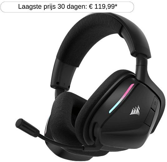 Dynamisch - Directioneel Geluid - Draadloze Headset - Zwart - 70 Uur Batterijduur