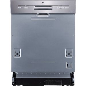OK. Odw 6031 Inbouw Vaatwasser - Half Geïntegreerd 14 Couverts 47 Db(a)