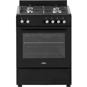 Everglades Evck6010 Gasfornuis 60 Cm Matzwart Fornuis