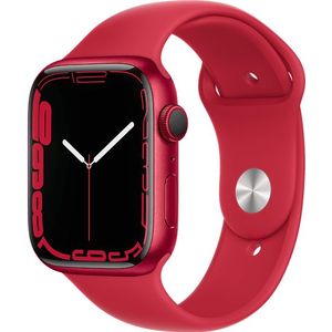 Apple Watch Series 7 Cellular 45 Mm (product)red Aluminium / Rode Sportband