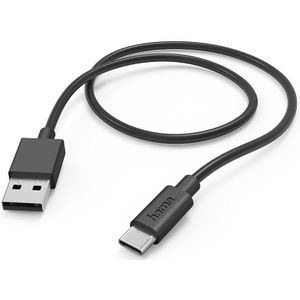 Hama 201594 Usb-kabel Usb-a Naar Usb-c 1m Zwart