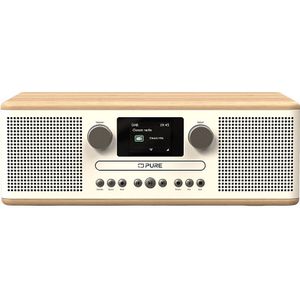 Pure - Classic C-D6 - Muzieksysteem - Wit - Katoen/Eiken