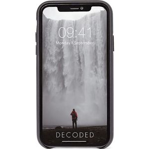 Decoded Leren Backcover Iphone 11 Pro Max Zwart