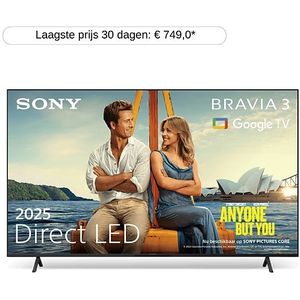 Sony - Bravia 3 - LED TV - 4K - Hdr10 - Google TV