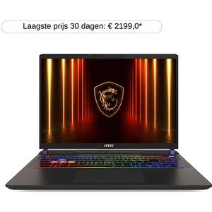 MSI Vector 16 Hx Ai A2xwhg-600nl - Inch Qhd+ Intel Core Ultra 9 275hx 32 Gb 1 Tb Geforce Rtx™ 5070 Ti