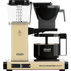 Moccamaster KBG Select Pastel Geel Handmatig Combi Koffiezetapparaat 1 25 l - Filterkoffiezetapparaat - Geel