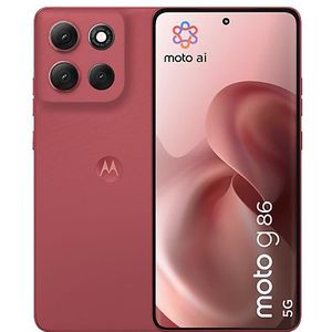 Motorola - Moto G86 5G - Chrysanthemum Red - Smartphone - 512 GB