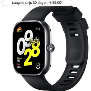 Xiaomi Redmi Watch 4 Smartwatch Zwart