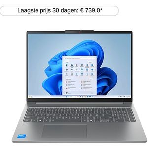 Lenovo - Ideapad Slim 5 - Laptop - Grijs - 16 Inch - Core I5 - 24 GB - 512 GB SSD