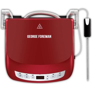 George Foreman 24001-56 Evolve Precision Probe Grill met extra diepe grillplaten - Contactgrill