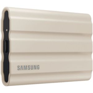Samsung T7 Shield 2tb Usb 3.2 Gen 2 (10gbps Type-c) Externe Solid State Drive (portable Ssd) Beige (mu-pe2t0k)