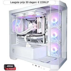 Extremegamer - V2 Intel - Gaming Desktop - Wit - Intel Core i7-14700F - 32 GB - 2 TB - GeForce RTX 5070