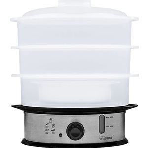 Tristar Stoomkoker VS-3914 - Food Steamer met 3 lagen - Inclusief rijstmand - Vaatwasser bestendig - BPA-vrij - 9 Liter