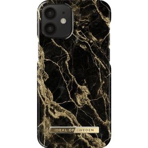 Ideal Of Sweden Iphone 12 Mini Fashion Case Golden Smoke Marble