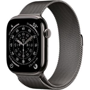 Apple Watch Series 11 - Smartwatch - Titanium - 46mm - Milanese Loop - Slate