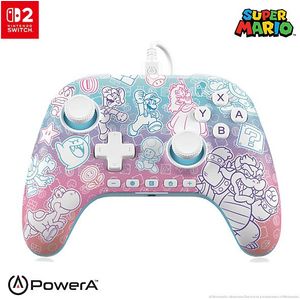 Powera Controller Nsw2- Mushroom Kingdom  Nintendo Switch 2 Zwart