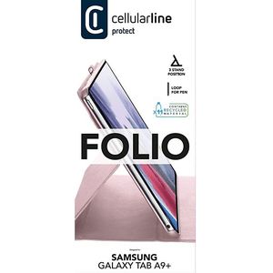 Cellularline Folio Galaxy Tab A9+ Roze
