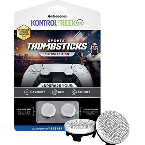 KontrolFreek Sports Clutch Thumbsticks - White/Black (PS5/PS4)