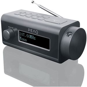 Peaq - PCR 170 - Radio - Grijs - DAB+