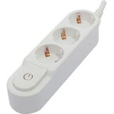 Chacon - Multistekkerdoos - Wit - 3 X 16A - Snoerlengte 0,5m