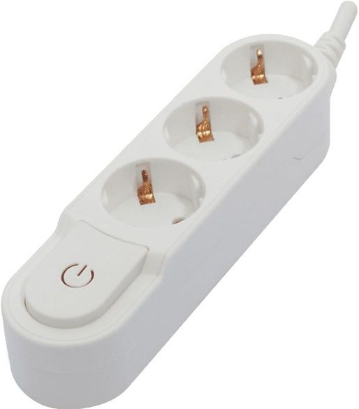 Chacon - Multistekkerdoos - Wit - 3 X 16A - Snoerlengte 0,5m