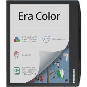Pocketbook Era Color Grijs - 7 Inch 32 Gb (ongeveer 24.000 E-books) Spatwaterbestendig