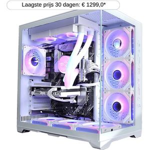 ExtremeGamer - X EDT LVL 1 - Game-pc - Wit - Ryzen 7 8700F - 32 GB - 1 TB - GeForce RTX 5060