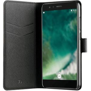 Xqisit Wallet Case Viskan Huawei P10 Lite Zwart