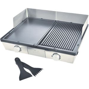 Solis Deli Grill 7951 Grill Apparaat - Bak- en Grill Plaat RVS - Xylan Anti-Aanbaklaag - Zilver/Zwart