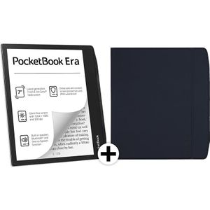 Pocketbook Era Zilver - 7 Inch 16 Gb (ongeveer 12.000 E-books) + Charge Cover