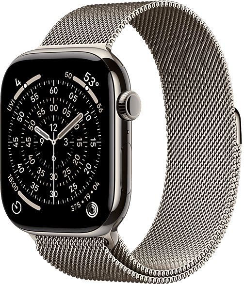 Apple Watch Series 11 - Titanium - Smartwatch - 46mm - Milanese Loop M/L