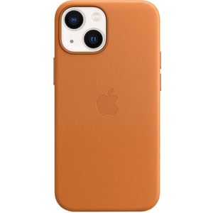 Apple Iphone 13 Mini Leren Case Magsafe Goudbruin
