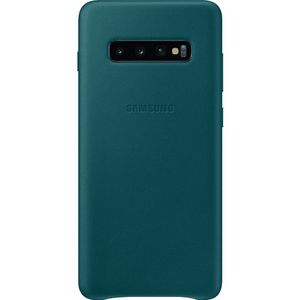 Samsung Galaxy S10 Plus Leather Cover Groen