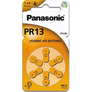 Panasonic Hoorbatterij Pr13 6-pack