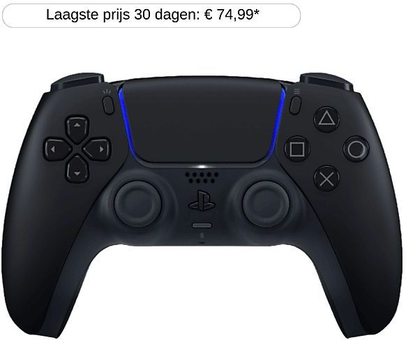 Sony Dualsense® Draadloze Controller – Midnight Black Controller Playstation 5 Zwart
