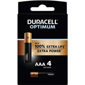 Duracell Alkaline Optimum Aaa 4 Stuks