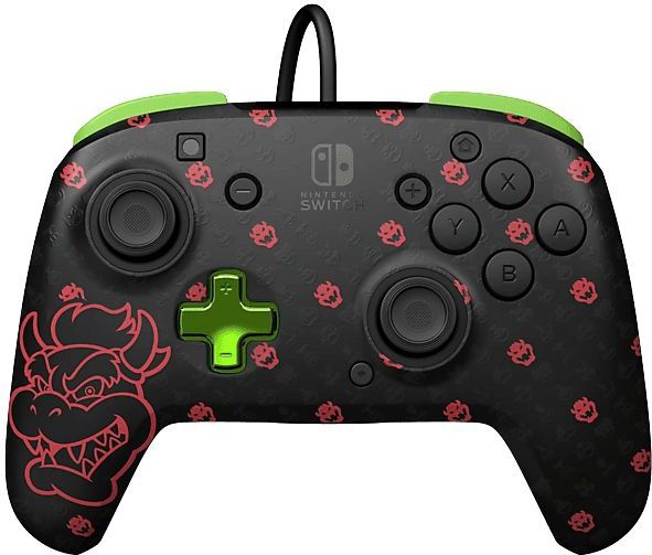PDP - REMATCH GLOW - Bedrade Controller - Bowser - Nintendo Switch