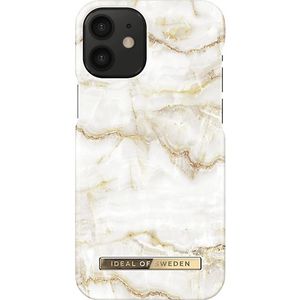 Ideal Of Sweden Iphone 12 Mini Fashion Case Golden Pearl Marble