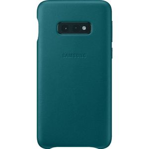 Samsung Galaxy S10e Leather Cover Groen