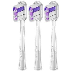 Laifen Wave - Ultra-whitening 3 Stuks Tpu Opzetborstels Transparant