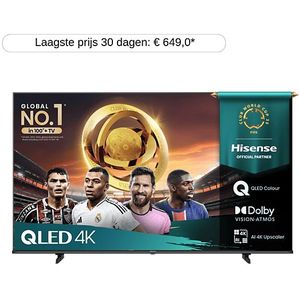 Hisense - 58E71Q - QLED-tv - 58 Inch - 4K UHD - Zwart