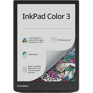 Pocketbook Inkpad Color 3 Zwart - 7.8 Inch 32 Gb (ongeveer 24.000 E-books) Spatwaterbestendig