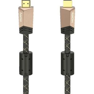 Hama Premium HDMI™-kabel Met Ethernet Conn. - Conn. Ferriet Metaal 3,0 M