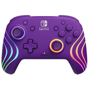 Afterglow - Wave - Draadloze Controller - Paars - Voor Nintendo Switch